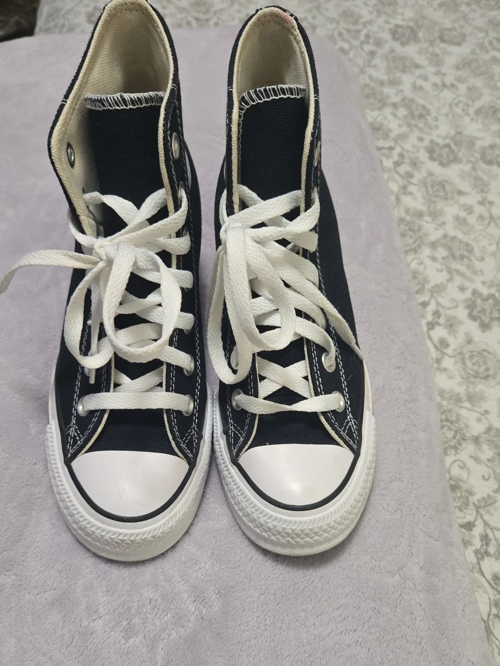 Converse Kids Black and White High-Top Sneakers